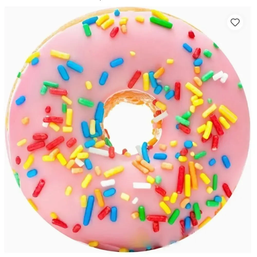 NEW! Fun and Soft Pink Sprinkle Donut Soft Flannel Blanket Party Trendy Popular